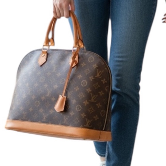 Louis Vuitton RARE Large Alma Tote bag Authentic - Picture 4 of 17